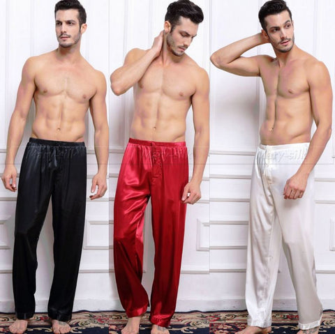 Mens Silk Satin Pajamas - Recon Fashion