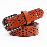 New Women Fashion Wide Genuine Leather Belt - Recon Fashion