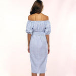 Off Shoulder Summer Dress - Recon Fashion