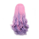 Cosplay Curly Wig for Women (Pink & Purple) - Recon Fashion