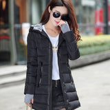 women winter hooded warm coat - Recon Fashion