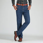 Men Cotton Straight Classic Jeans - Recon Fashion