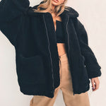 Sweatshirt Fleece Fur Coat - Recon Fashion