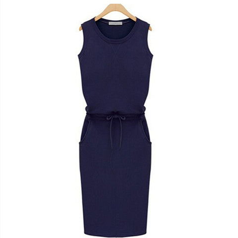 Sleeveless Sexy Casual Dress - Recon Fashion