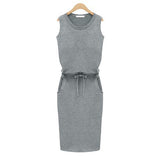 Sleeveless Sexy Casual Dress - Recon Fashion