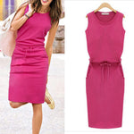 Sleeveless Sexy Casual Dress - Recon Fashion