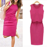 Sleeveless Sexy Casual Dress - Recon Fashion