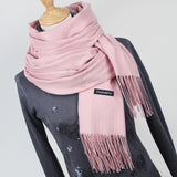 Women solid color cashmere scarves - Recon Fashion