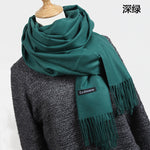 Women solid color cashmere scarves - Recon Fashion