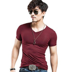 MRMT Brand V Neck Men's Fitted T Shirt - Recon Fashion