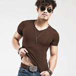 MRMT Brand V Neck Men's Fitted T Shirt - Recon Fashion